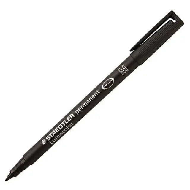 Μαρκαδόρος Ανεξίτηλος Staedtler Lumocolor Permanent Medium 1.0mm - Black