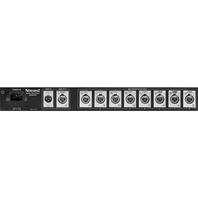BEAMZ DMX SPLITTER / BOOSTER 8-WAY 2