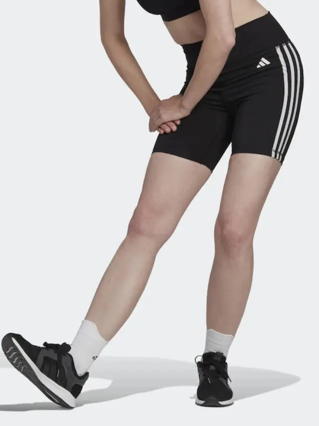 adidas Sportswear Women's Training Essentials 3Stripes Tight Short Μαύρο HK9964 (adidas Sportswear) - XSmall
