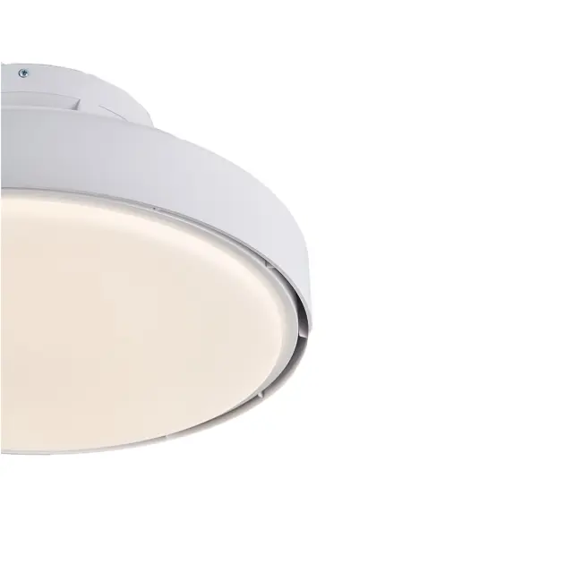 it-Lighting TETON Ανεμιστήρας Οροφής Bladeless Λευκό 56W LED 5900lm 3CCT App Control (101001020) 3