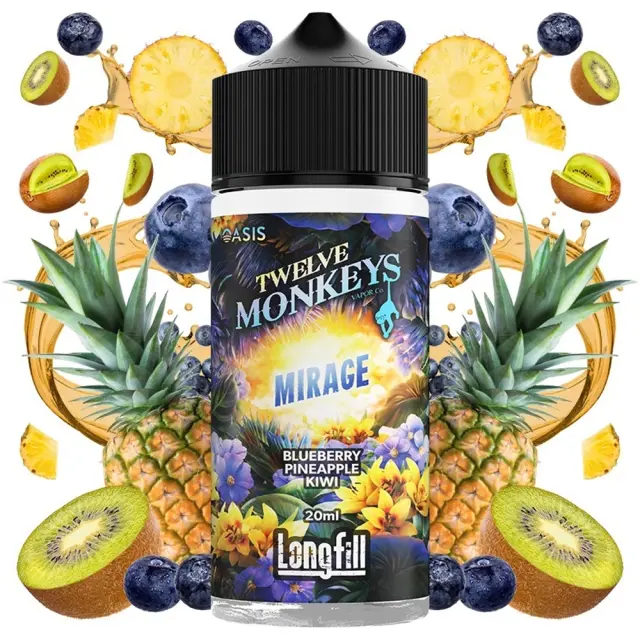 Oasis Mirage 20ml (120ml) - Twelve Monkeys Flavorshots