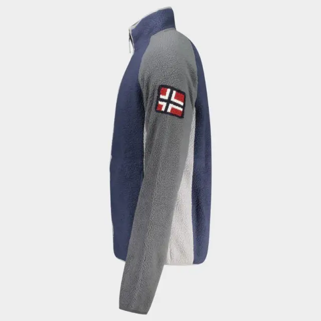 Norway Nautical School - Ανδρική Ζακέτα Φούτερ Fleece 859503-NAVY Μπλε - 3XL 3