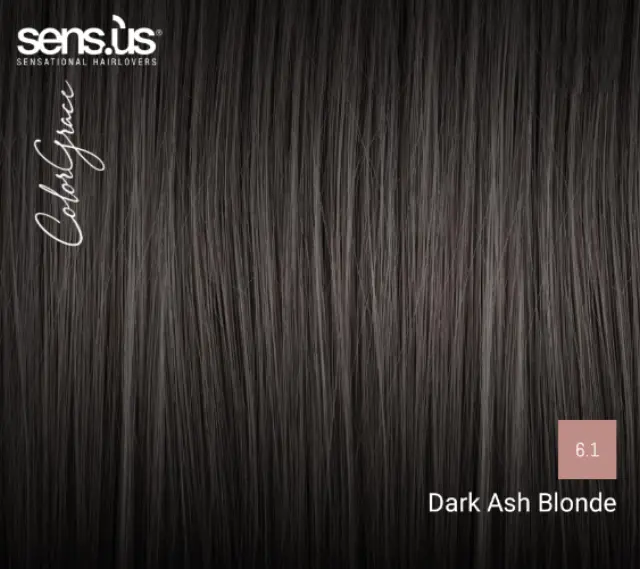 Sensus Color Grace M3K 6.1 Ash Dark Blonde 100ml - (μόνιμη βαφή σαντρέ σκούρο ξανθό) 2
