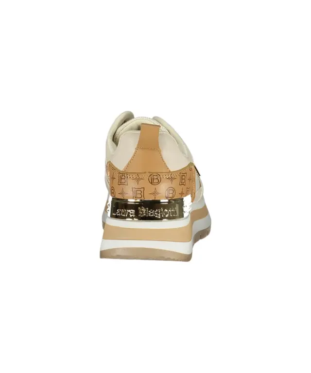 Laura Biagiotti – Γυναικεία Sneakers 9630-IVORY Μπεζ - 39 3
