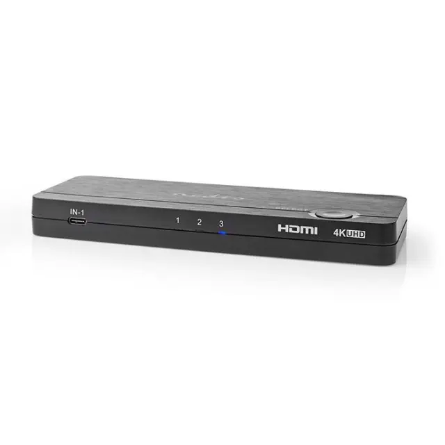 Μετατροπέας / Switch από 2x HDMI + 1x USB-C θηλ. + 2x USB- A θηλ σε 1x HDMI + 2x USB- A θηλ.