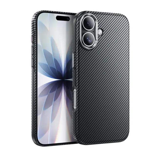 Θήκη Hoco Carbon Fiber Magsafe για Apple iPhone 17 Μαύρη
