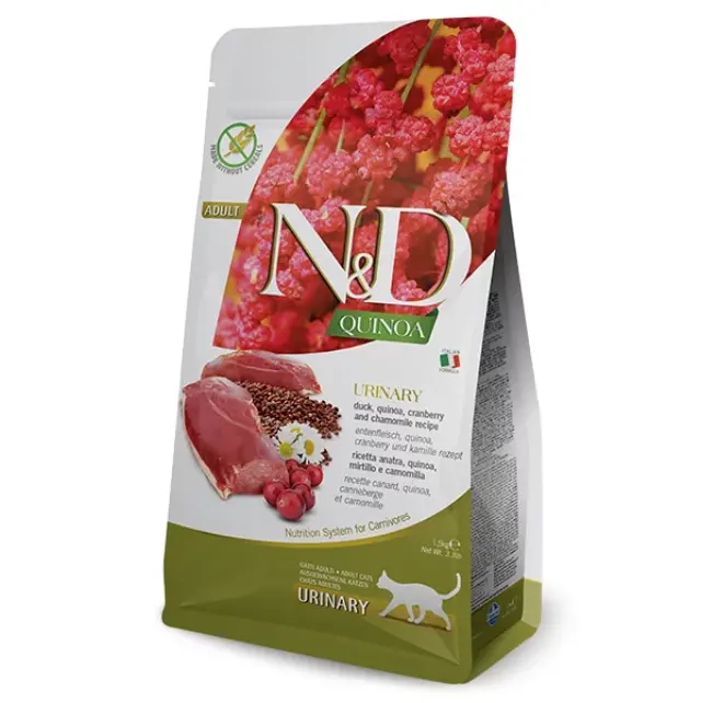 N & D CAT QUINOA URINARY DUCK 5Kg