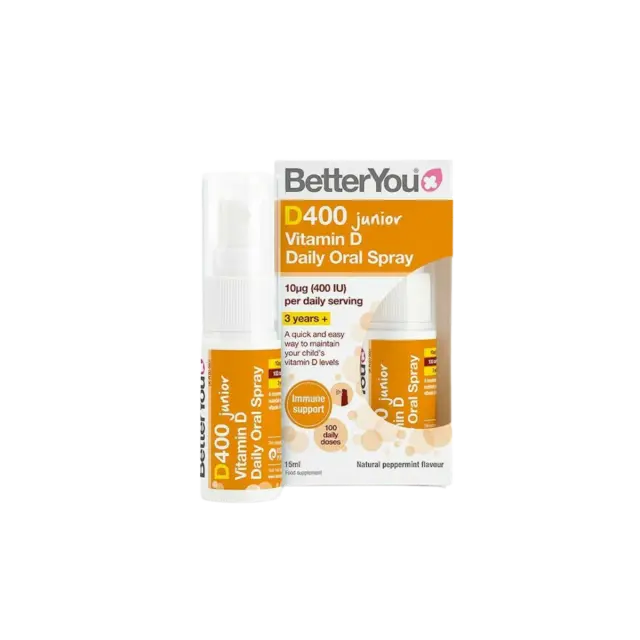 BetterYou Dlux Junior Daily Vitamin D 400 IU Oral Spray