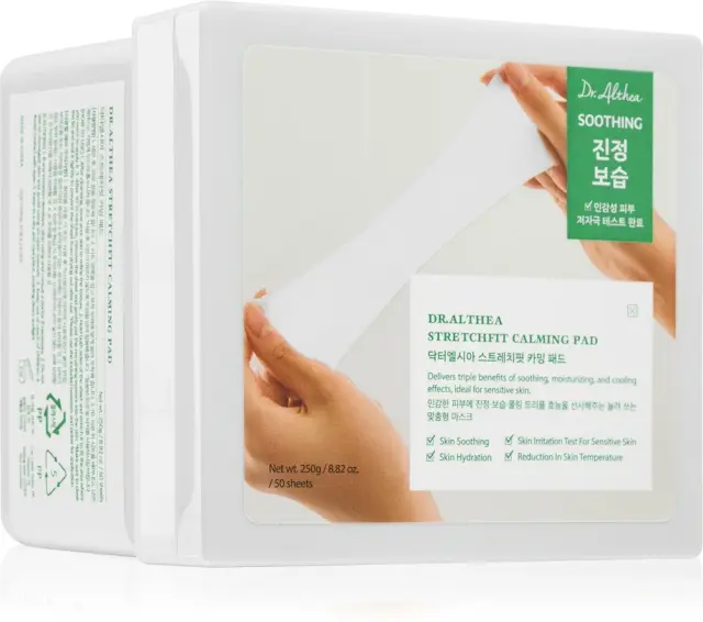 Dr. Althea Stretchfit Calming Pads Τόνωσης Προσώπου με Centella Asiatica & Πανθενόλη 50τμχ 2