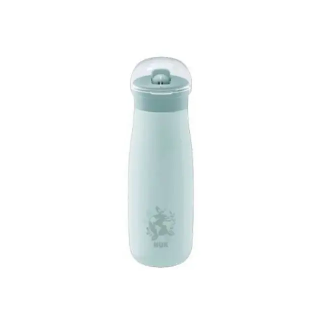 Nuk Drinking Bottle Mini-Me Flip Παγουράκι από Ανοξείδωτο Ατσάλι με Ρύγχος 2 σε 1 από 12m+ (102.253.28) Βεραμαν, 500ml