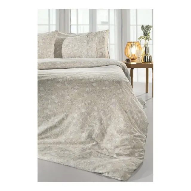 Σετ Σεντόνια Φανελένια Μονά 3 Τεμαχίων Guy Laroche Elodie Natural 170x265 2