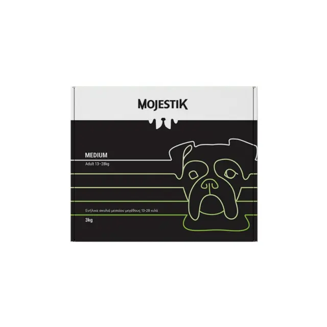Mojestik Low Grain Adult Medium με Κοτόπουλο και Ψάρι 3Kg Μονόχρωμο
