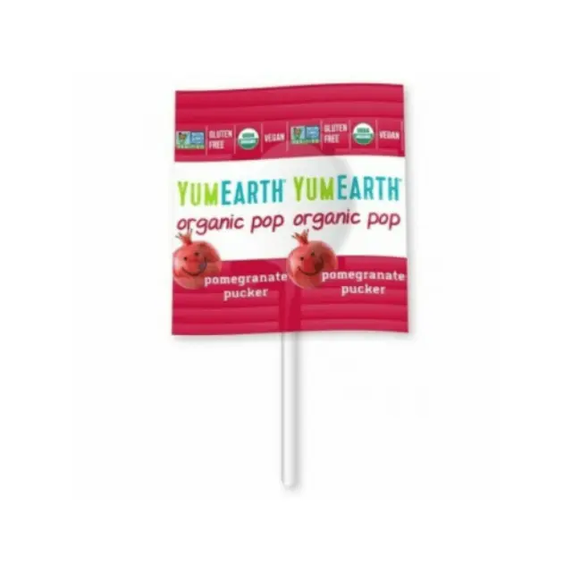 YumEarth Organic Pops Βιολογικό Γλειφιτζούρι Ροδάκινο, 1τμχ