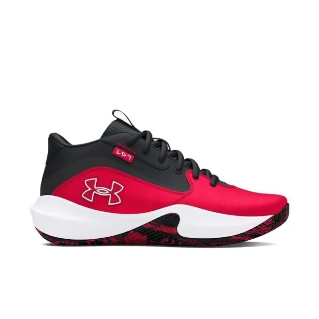 Under Armour Lockdown 7 (GS) (3028513-600) - Μαύρο-Κόκκινο