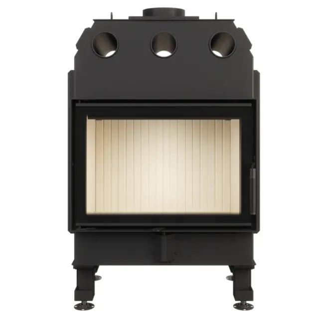 Ενεργειακό Τζάκι Ξύλου 15.1kW Energy 70х50 ECO - Saven Χρώμα κεραμικής επένδυσης Λευκό