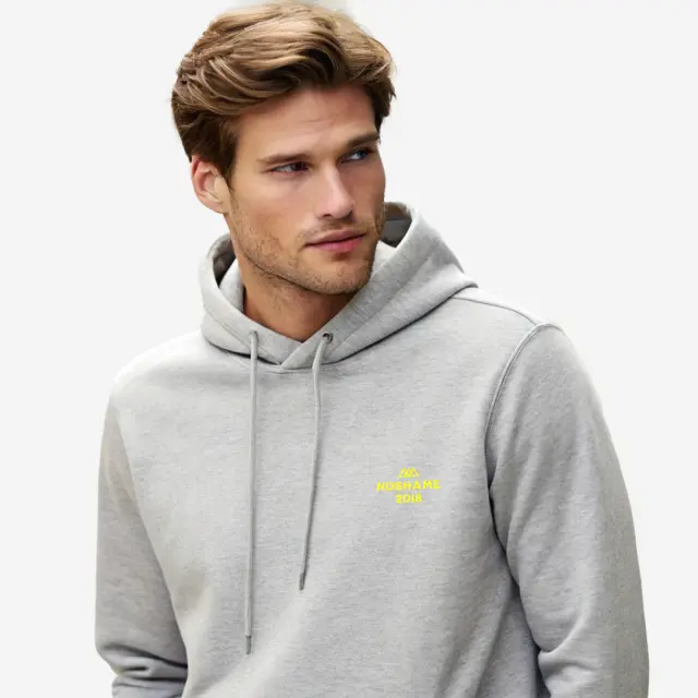 Φούτερ Noshame® Γκρι με τύπωμα Teddy Enjoy the process - 512551 - XXL 2