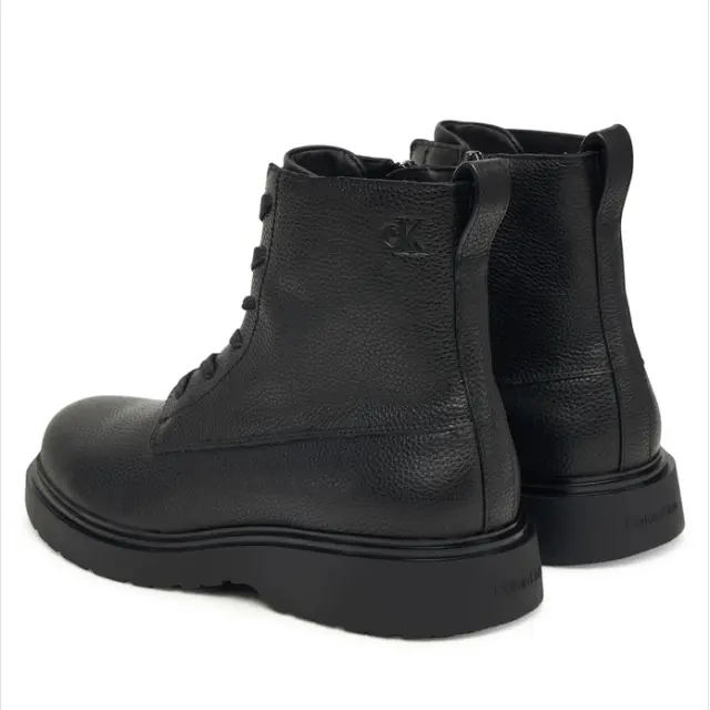 Ανδρικά Δερμάτινα Αρβυλάκια Calvin Klein YM0YM01373-0GJ Μαύρα Μαύρο - 41 3