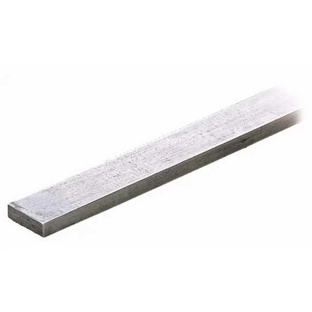 Busbar tin-plated 1000 mm long white
