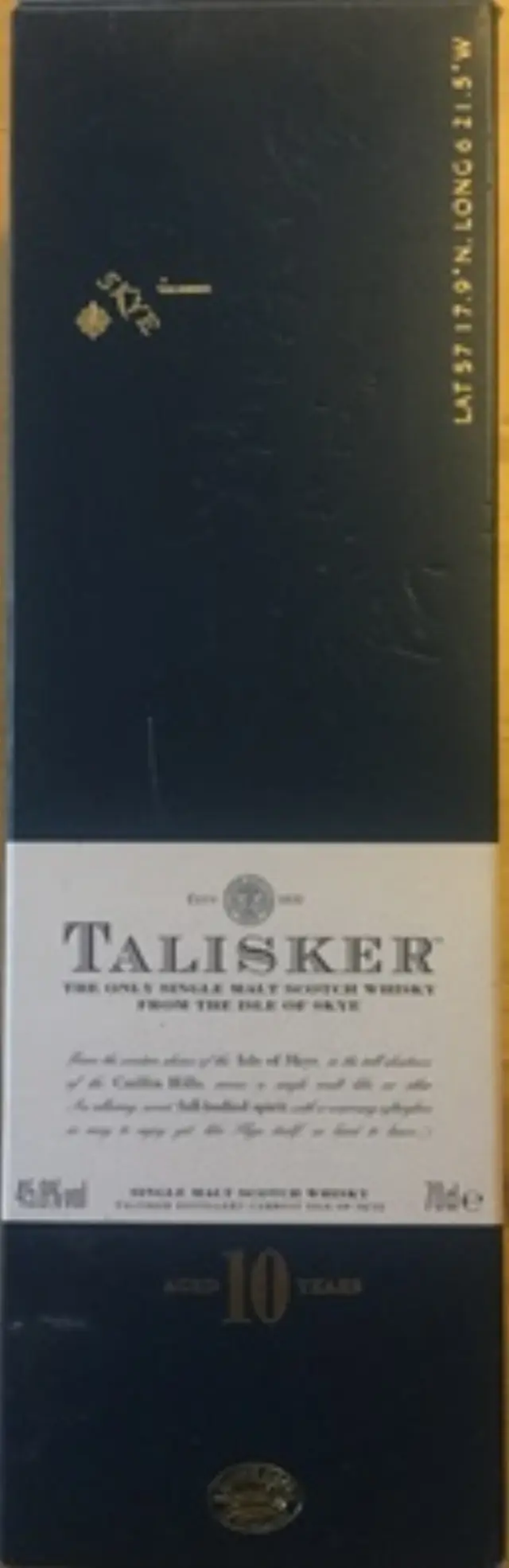TALISKER 10 YEARS OLD SINGLE MALT 700ml