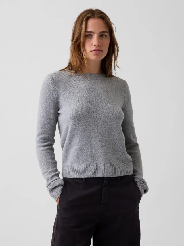Γυναικείο Πουλόβερ CashSoft Heather grey