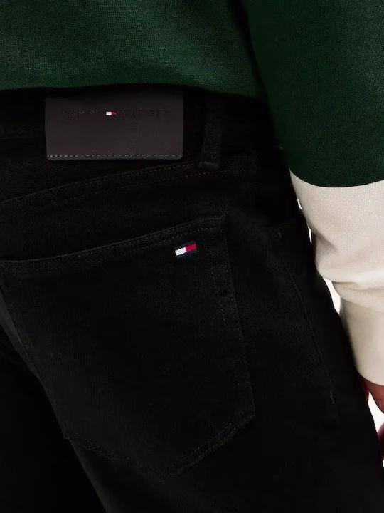 Tommy Hilfiger Ανδρικό Παντελόνι Τζιν με Slim Εφαρμογή Μαύρο Tommy Hilfiger Μαύρο 3