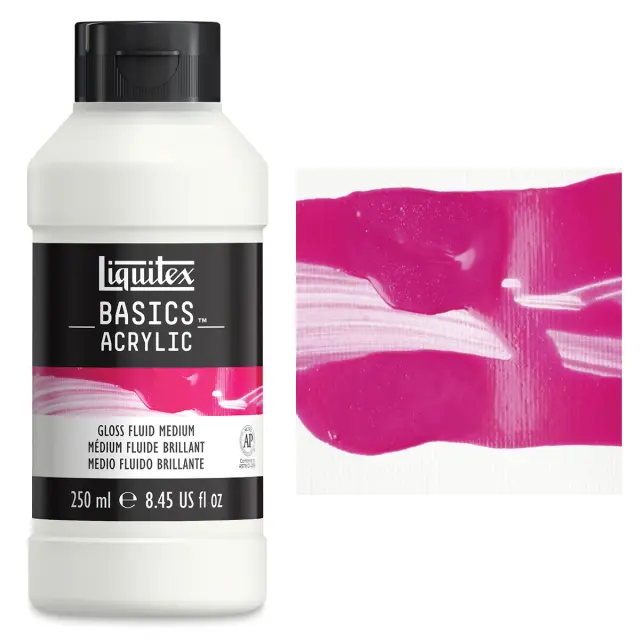 Liquitex Basics Gloss Fluid Medium - 250ml