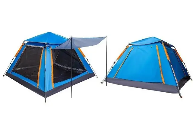 Σκηνή Camping 3 ατόμων με σκίαστρα - YB3021 - 2x2m - 960002 - Green 3