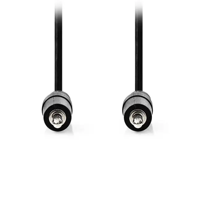 Καλώδιο ήχου 3,5mm αρσ. Stereo - 3,5mm αρσ. Stereo, 10m σε μαύρο χρώμα.