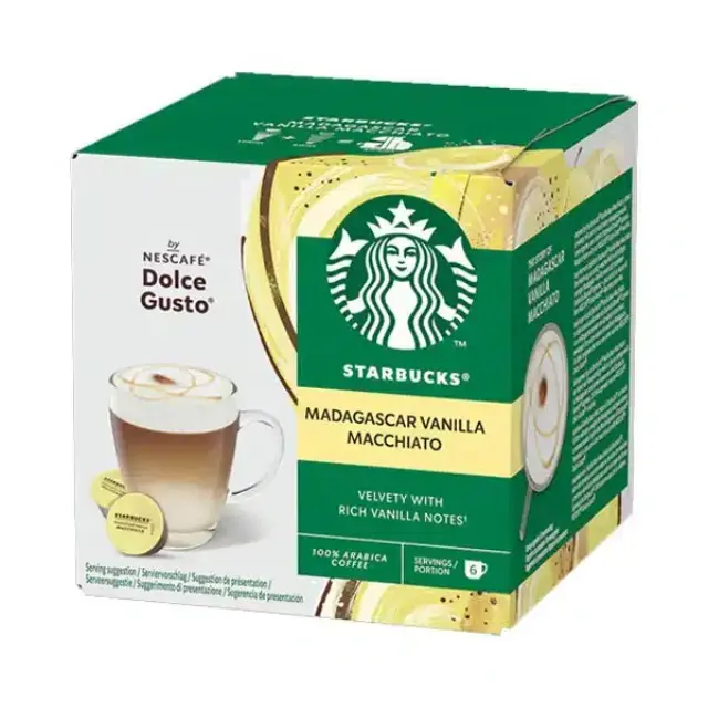 Starbucks Madagascar Vanilla Macchiato 12 τμχ | Dolce Gusto