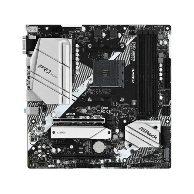 ASRock Motherboard B550M Pro4 (90-MXBDK0-A0UAYZ) 2