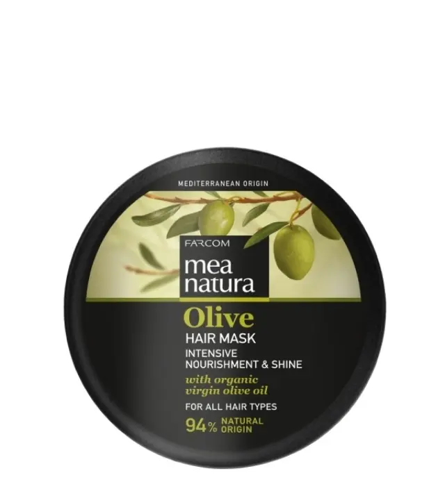 Farcom Mea Natura Olive Μάσκα Μαλλιών Εντατική Θρέψη & Λάμψη 250ml 3