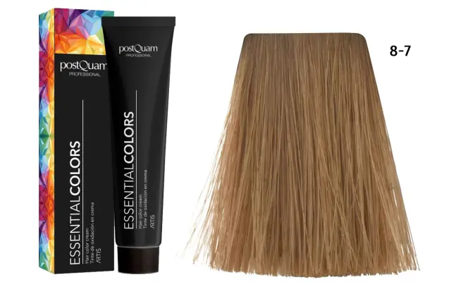 ESSENTIAL COLORS HAIR COLOR CREAM 8-7 100GR.