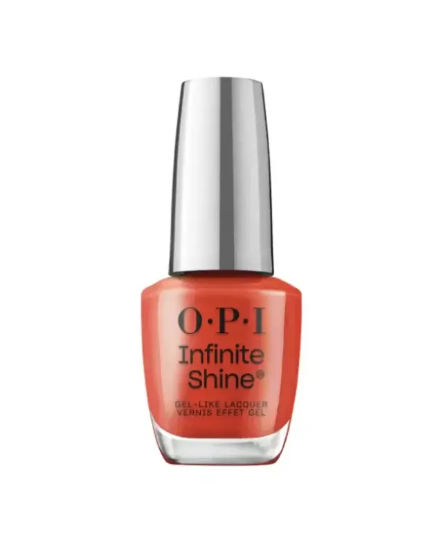 OPI Infinite Shine Gel-Like Lacquer nail polish With gel effect Knock 'Em Red 15 ml