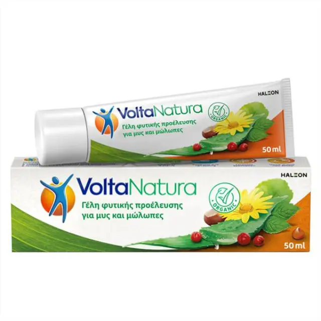 VoltaNatura Gel Γέλη Φυτικής Προέλευσης για Μυς και Μώλωπες 50 ml