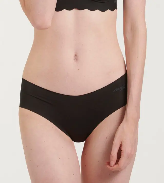 Sloggi Σλιπ Zero Microfibre 2.0 Hipster Μαύρο 2-Pack 2