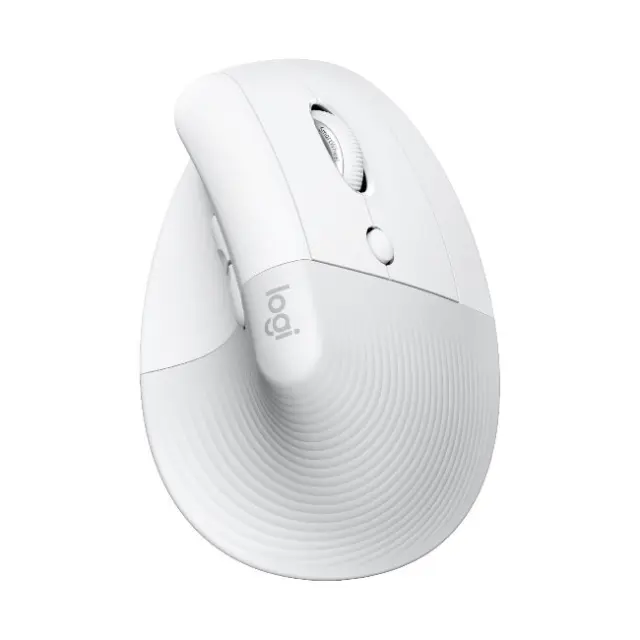 Logitech Mouse Lift Vertical Ergo Wireless For Mac Off-White (910-006477)
