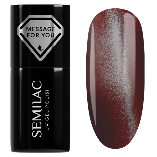 Semilac Ημιμόνιμο Βερνίκι 738 Cherry Choco Jelly Gloss 7ml