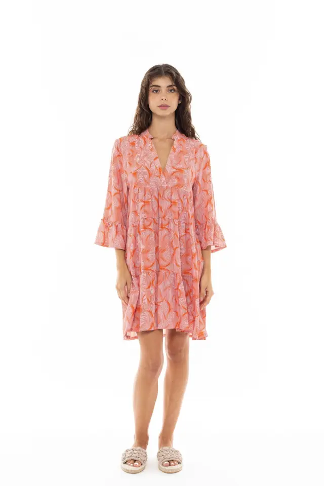 B372 - Type - BEACHWEAR ORANGE WAVES