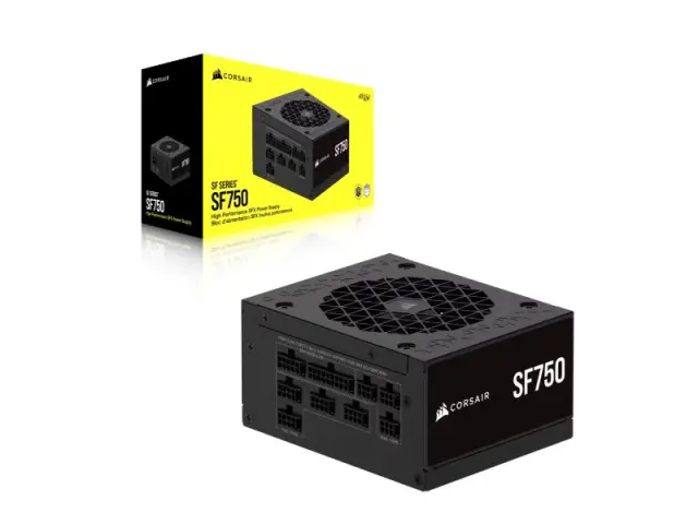 Corsair PSU SF750 750W Fully Modular 80+ Platinum Black (CP-9020284-EU) 2
