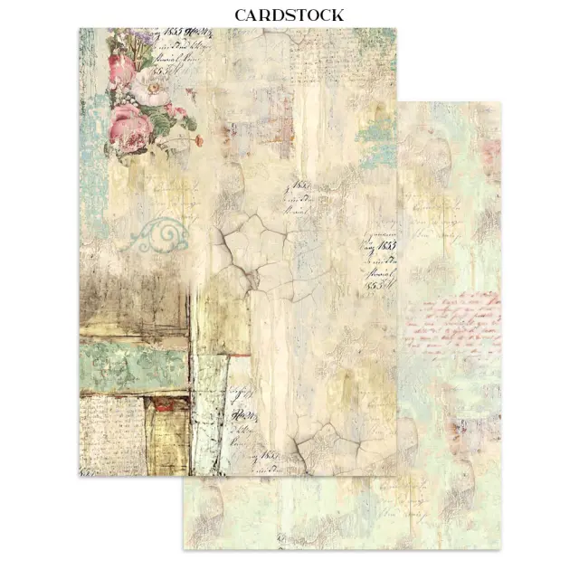 Junk journal (αυτοκόλλητα, cut-outs, backgrounds), Wonderland 3