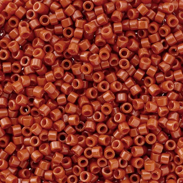 Χάντρα Miyuki Delica 11/0 - DB2352 - Duracoat Opaque Orange Rust ~7gr