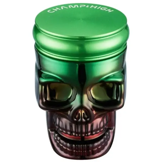 Champ High Skull Head Grinder 3 Parts 42mm Pink & Purple