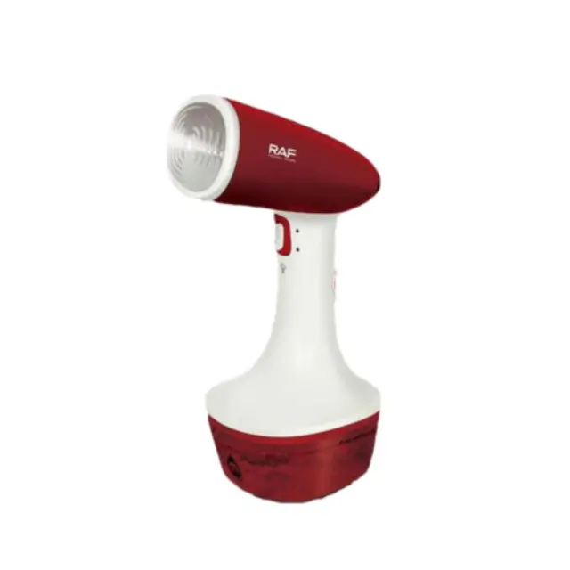 Raf Ατμοσίδερο Χειρός 1500W 300ml Κάδος σε Κόκκινο/Λευκό Χρώμα R.1239