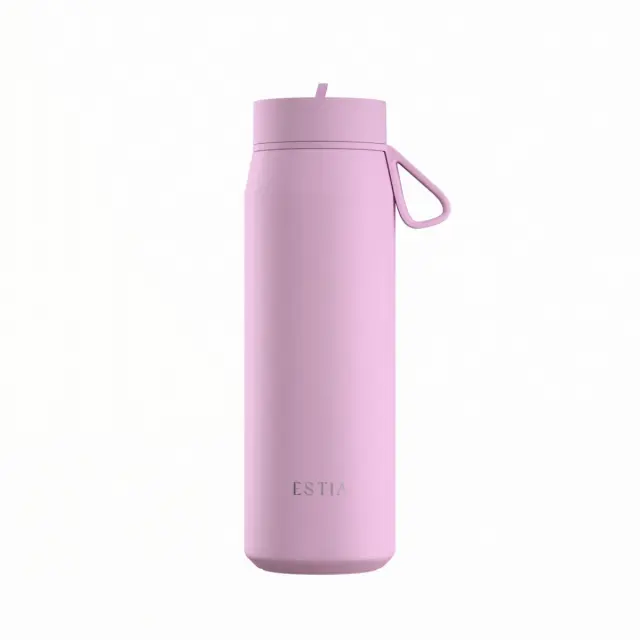 Estia Travel Flask Save The Aegean Pulse Lavender καπάκι leak proof 0.5lt