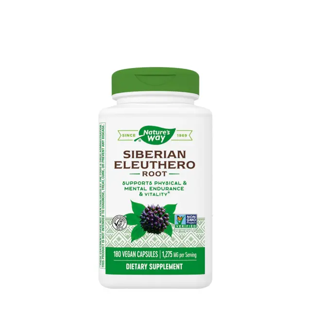 Nature's Way Siberian Eleuthero 180 Capsules
