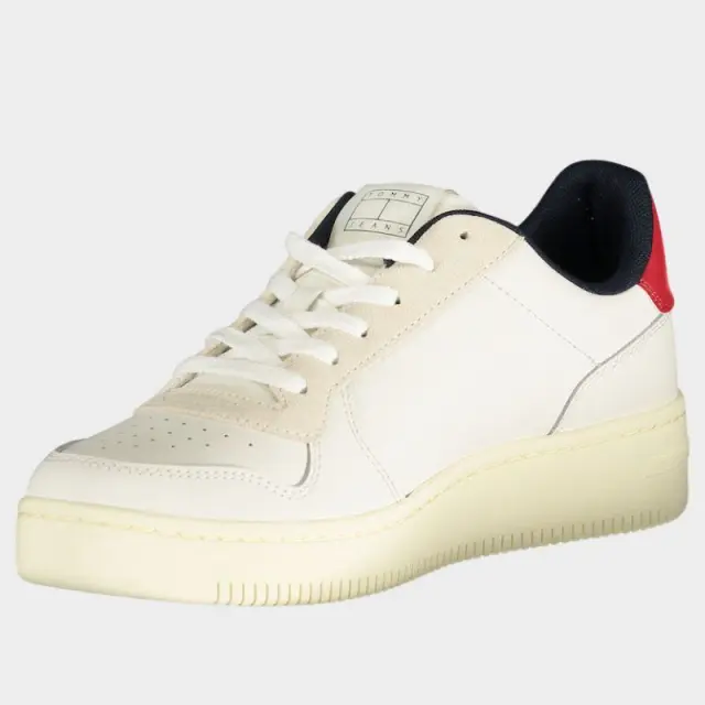 Tommy Hilfiger - Ανδρικά Sneakers Tjm Retro Basket EM0EM01681-YBL Λευκό/Κόκκινο - 46 3