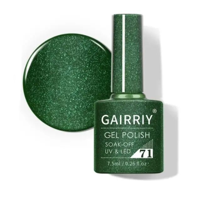 Ημιμόνιμο επαγγελματικό βερνίκι GAIRRIY 7.5ML - 0.26FL.OZ 71