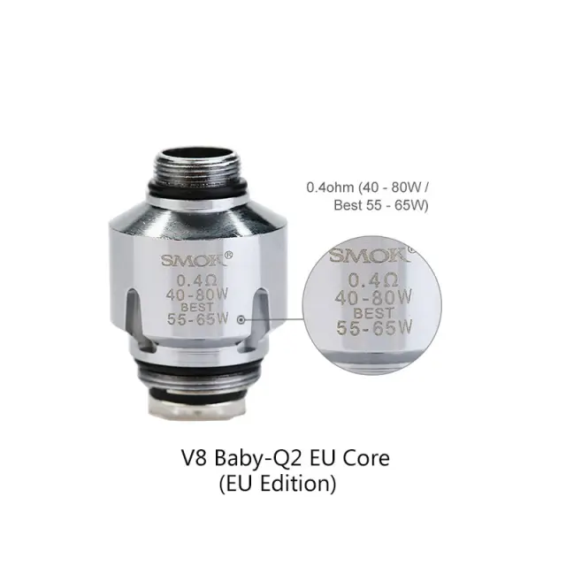 V8 Baby-Q2 EU Core Coil 0.4ohm - SMOK