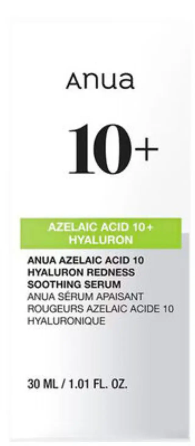Anua Azelaic Acid 10+ Hyaluron Καταπραϋντικό Serum Προσώπου κατά της Ερυθρότητας με Αζελαϊκό Οξύ 10%, Υαλουρονικό & Centella Asiatica 30ml