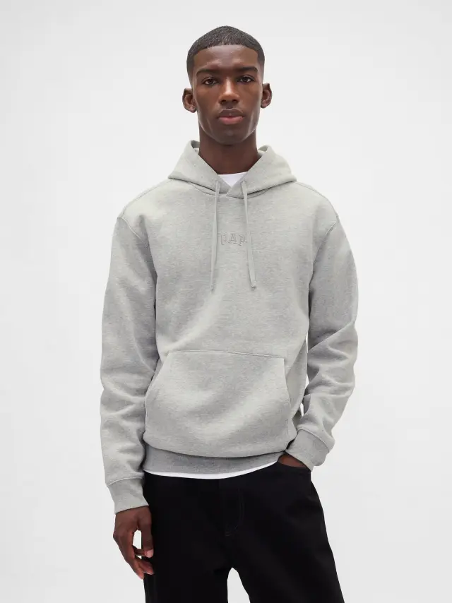 Relaxed Gap Mini-Logo Φούτερ heather grey